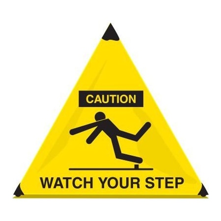 Accuform OSHA CAUTION HANDY CONE FLOOR SIGNS PFT181 PFT181